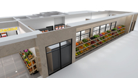 Solution d'équipement pour supermarchés et épiceries pour le développement de nouveaux magasins et l'expansion du commerce de détail
