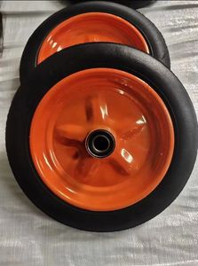 Roue et pneus de brouette sans chambre <span class=keywords><strong>à</strong></span> air 300-8/350-4 pour <span class=keywords><strong>chariot</strong></span>, tondeuse <span class=keywords><strong>à</strong></span> gazon, chariots <span class=keywords><strong>à</strong></span> main - Product Image 3