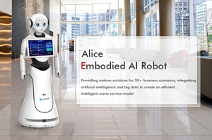 Alice và robot Dịch Vụ Hướng dẫn hình người tự động tránh tiếp nhận thương mại khuôn mặt thông minh chào đón Robot - Product Image 2