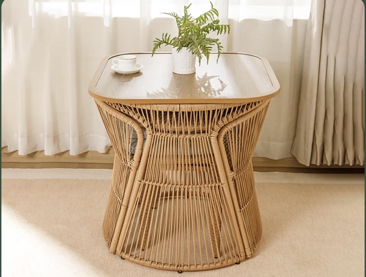 Alice [ wood grain square table * 1 leisure chair * 2]]