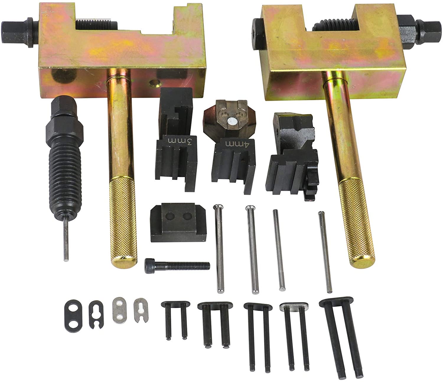 发动机正时链条拆卸安装工具套件,双凸轮轴拆装机铆接工具兼容m271 m
