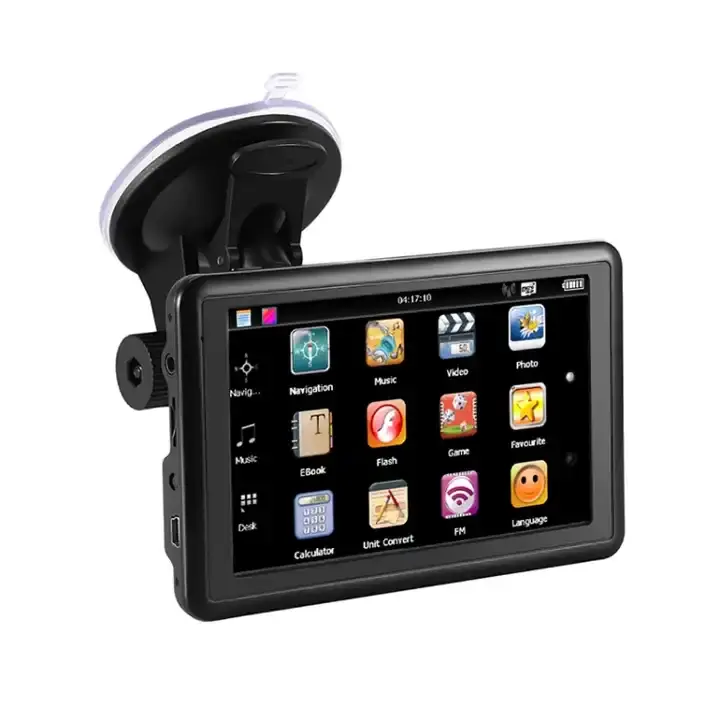กล้องติดรถยนต์แบบพกพา5นิ้ว, อุปกรณ์ติดรถยนต์ระบบ WiFi กล้องหน้ารถแดชบอร์ดกล้องรถบรรทุกหน้าจอสัมผัส DVR บันทึกภาพติดรถยนต์ระบบนำทาง GPS