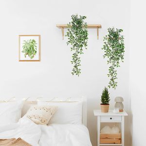 Plantas colgantes artificiales <span class=keywords><strong>GM</strong></span> Plantas <span class=keywords><strong>falsas</strong></span> con macetas para la decoración del jardín de la pared del dormitorio de la casa - Product Image 6