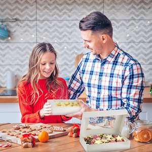 Boîtes d'emballage en carton blanc à impression personnalisée pour gâteau dessert beignets Boîte à beignets - Product Image 6