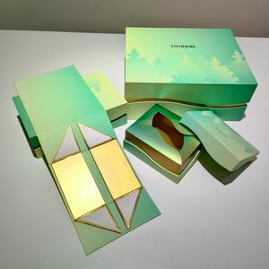 Logo personalizzato facilitare Transportr cartoncino rigido per imballaggio scarpe nastro chiusura magnetica pieghevole scatola regalo pieghevole - Product Image 5