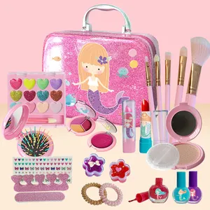 Bambini trucco lavabile ragazza giocattoli Kit trucco per bambini per ragazza vero trucco Set per bambino bambino bambini principessa