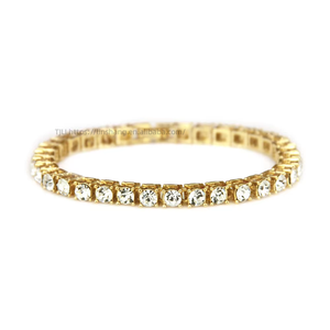 New Accessories, Hip Hop Single Row <b>Bracelet</b> <b>Bracelet</b>, Men's Fashion Jewelry - Product Image 1