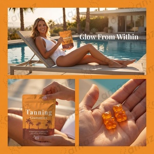 Gummies bronzantes naturelles Amaz OEM avec bêta-carotène et lycopène pour un éclat de peau <span class=keywords><strong>sans</strong></span> <span class=keywords><strong>soleil</strong></span> - Product Image 4