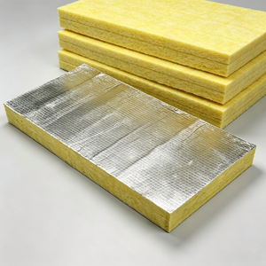 Panel Aislante <span class=keywords><strong>de</strong></span> Fibra <span class=keywords><strong>de</strong></span> Vidrio Amarillo, Aislamiento Ignífugo, Puede Recubrirse con Lámina <span class=keywords><strong>de</strong></span> Aluminio - Product Image 2