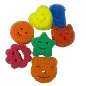 Esponja de Cocina Absorbente (750% - 2000% de absorción de agua), Esponja para Platos con Diseño de <span class=keywords><strong>Cara</strong></span> <span class=keywords><strong>Sonriente</strong></span>, Venta de Fábrica - Product Image 4
