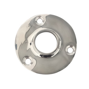Base Redonda de Acero Inoxidable de 90 x 25 mm para Accesorios Marinos y de Yates, Piezas de Ferretería en Estado Nuevo, Base para Pasamanos de Barco - Product Image 1