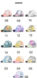 Gorra Deportiva de Algodón con Estampado Tie Dye en Colores Pastel, Cómoda, Estilo Urbano, para Hombre y Mujer - Product Image 2