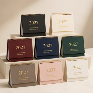 Made Simplified Cheap Desk <b>Calendar</b> 2026 Custom China Gift Customized LOGO Item Style Binding Paper Color Printing Material Type - Product Image 1