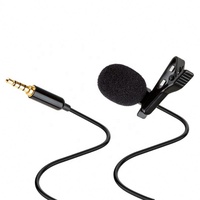 Vente chaude Caché Mini Caméra Condensateur Revers Lavalier Microphone Mic Avec Bas Prix pour Enregistrement Vocal Téléphone PC