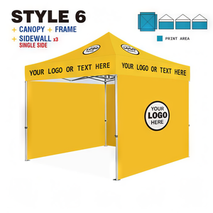 10x10 Pop up açık dükkan pazarlama promosyon taşınabilir katlanabilir reklam çadır sergi olay katlanır çadır - Product Image 3