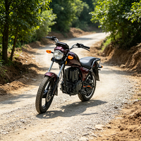 Moto électrique rétro légère 1500W pour adultes, contrôleur intelligent 35A, moto électrique tout-terrain pour la ville et les voyages