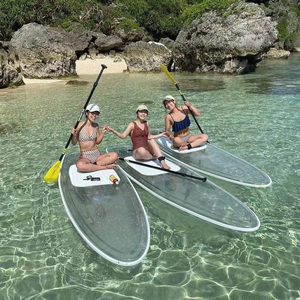<span class=keywords><strong>Tabla</strong></span> <span class=keywords><strong>de</strong></span> Paddle <span class=keywords><strong>Surf</strong></span> Transparente SUP Crystal, <span class=keywords><strong>Tabla</strong></span> <span class=keywords><strong>de</strong></span> <span class=keywords><strong>Surf</strong></span> Transparente <span class=keywords><strong>con</strong></span> Correa para los Pies - Product Image 4