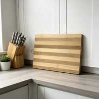 Planche à découper en bambou robuste et durable pour la cuisine quotidienne, construction solide, préparation de viande, légumes et fruits