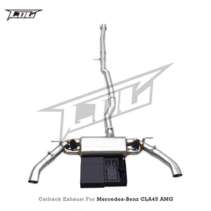 ท่อไอเสียแบบตรงรุ่น Mercedes-Benz CLA45 AMG W117 2.0T ปี 2014-2019 Boska สแตนเลสขัดเงา หนา 1.2 มม. แบบ Catback - Product Image 6