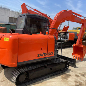 Excavadora Mini Hitachi ZX60 Usada, Original de Japón, con Pocas Horas de Trabajo, Motor de Segunda Mano, 6 Toneladas, para Construcción y Paisajismo - Product Image 5