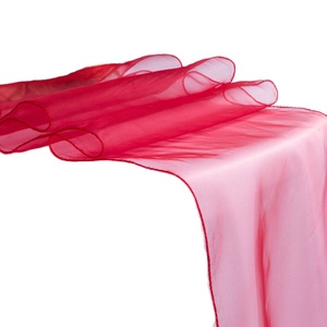 Chemins <span class=keywords><strong>de</strong></span> <span class=keywords><strong>table</strong></span> en <span class=keywords><strong>organza</strong></span> 12 "X 108" pour réception <span class=keywords><strong>de</strong></span> mariage ou décoration <span class=keywords><strong>de</strong></span> fête - Product Image 2