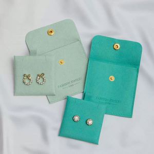 Sac en cuir PU épais pour bijoux de costume, emballage haut de gamme, impression magnifique, taille idéale pour la promotion - Product Image 2