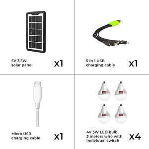 Xách tay <span class=keywords><strong>mini</strong></span> Cắm Trại Ngoài trời loa đài phát thanh năng lượng mặt trời chiếu sáng Kit và năng lượng mặt trời hệ thống năng lượng máy phát điện cho nhà - Product Image 6