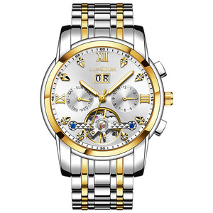 นาฬิกาข้อมือผู้ชาย <span class=keywords><strong>KIMSDUN</strong></span> 2021 ระบบออโตเมติก เรืองแสง นาฬิกาผู้ชาย ทูร์บิญอง กันน้ำ นาฬิกาจักรกล แบรนด์ดัง Relogio Masculino - Product Image 3