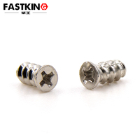 Nickel Plated KB Metric Steel Cross Recessed Countersunk Flat Head Self Tapping Screw
