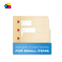 Carpeta de Archivo de Papel Manila Impresa con UV, Tamaño Carta, 11pt, con 3 Bolsillos de Diferentes Tamaños (1/2, 1/3, 1/5) y Pestañas Cortadas para Uso en Oficina/Escuela/Juzgados
