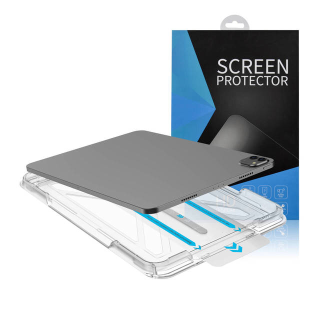Auto-Alignment Easy Install Ultra HD Anti-resistance Anti-shatter 9H Hardness Glass Screen Protector for iPad 11 12.9 Inch 2022