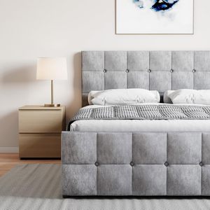 Cabecera de Cama Ajustable Hidráulica con Tapizado de Terciopelo/<span class=keywords><strong>Tela</strong></span>/Chenilla de Diseño Italiano de Lujo, Venta al por Mayor de Fábrica - Product Image 5
