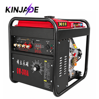Générateur diesel à fréquence variable 8kVA/20-300A, machine de soudage intégrée, démarrage électrique, construction, alimentation de secours d'urgence