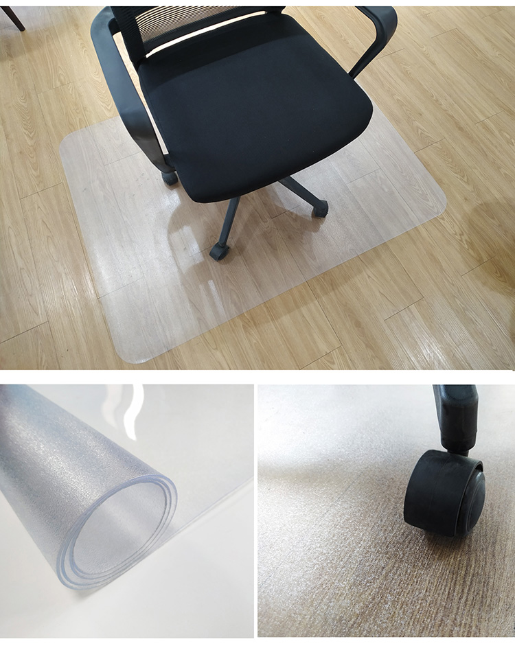 Office home floor protection EVA PVC chair mat roller chair mats(图6)