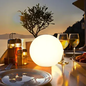 Moon Table lamps highly customizable surface pic & logo portable restaurant ornament for dining table bedroom night light