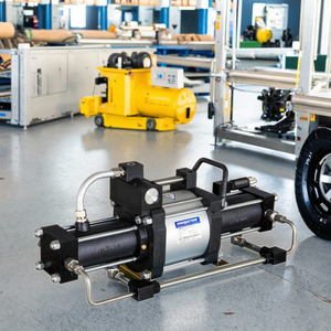 Bomba de Refuerzo de Gas Oxígeno-Hidrógeno de Alta Presión, Estructura de Bomba de Pistón, Fuente de Alimentación Neumática, Personalizable OEM - Product Image 6