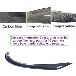 For C-Class W205 4Door Sedan ED1 Style Carbon Fiber <b>Rear</b> <b>Spoiler</b> Trunk Wing 2013-2022 - Product Image 4