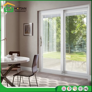 Puerta corredera negra de vidrio doble para casa, perfil americano 2,0, alta calidad - Product Image 2