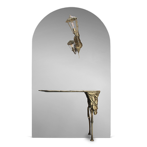 Moderno minimalista portogallo specchio di lusso <span class=keywords><strong>ingresso</strong></span> tavolo in metallo Villa soggiorno <span class=keywords><strong>ingresso</strong></span> <span class=keywords><strong>casa</strong></span> decorazione Console - Product Image 1