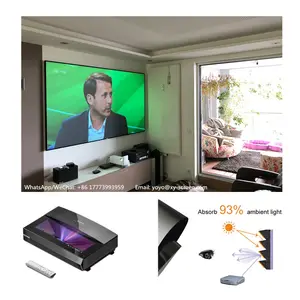 XY Screen Shows the Super TV Screen 8k ALR Projection Screen Short Throw Focus 80-120 inch