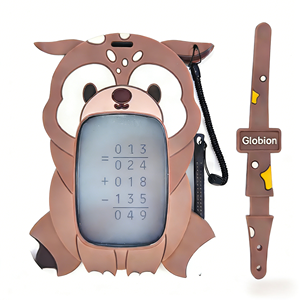 Tableau d'écriture et de <span class=keywords><strong>dessin</strong></span> en silicone Globion pour enfants - Design de <span class=keywords><strong>dessin</strong></span> animé, ensemble de jouets de <span class=keywords><strong>dessin</strong></span> unisexe, 4,5 pouces - Product Image 4