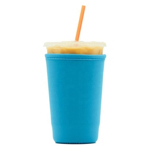 Étui à boissons isotherme en néoprène, 20oz, qualité supérieure, réutilisable, couvercle, pour gobelet de café - Product Image 1