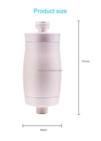 Salle de bain personnalisée 15 étapes pour éliminer le chlore Vitamine C métal purificateur d'eau filtre de douche filtre de douche pour cheveux