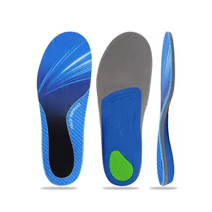 แผ่นรองส้นเท้าสำหรับผู้ชาย,ที่รองส้นเท้าแบบโค้งสูง2.5ซม. แผ่นโฟมรองพื้นเท้าแบนปรับสรีระที่นิ้วเท้าสำหรับวิ่ง