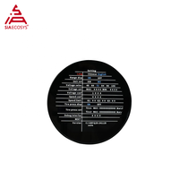 SiAECOSYS Speedometer TFT 3.6 inci, SCJ3622-A sepeda motor listrik versi satu-lin tampilan dapat disesuaikan bahan plastik