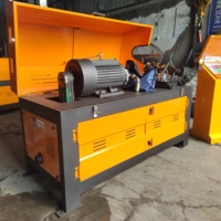 Enderezado de alambre de acero y alta velocidad automática 2-4/3-6/4-8mm Máquina alisadora y cortadora de alambre Proveedor de fábrica