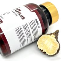 Maca Plus 120 Capsules Noir Haute Puissance Meilleure Énergie extrême Capsules de Racine de Maca Plus Courbe pour l'élargissement des Fesses et des Hanches pour Femmes