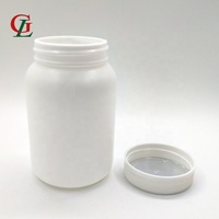 Bouteille de pilule Capsule bouteille de santé PE/ PET/PS en plastique de qualité alimentaire 250 Ml écran d'impression 250cc HDPE médecine ronde JLPE038