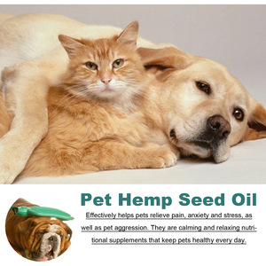 Logo kustom minyak esensial Hemp hewan peliharaan, minyak esensial kucing dan anjing mengurangi kebugaran fisik - Product Image 6