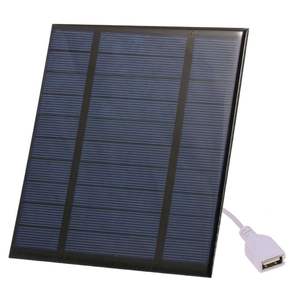 Sun field Custom Epoxy 2,5 W 3W 5,5 V 5V 600mA mono kristalline Zelle Mini Small PET DIY Solar panel Ladegerät mit USB-Anschluss Compact - Product Image 4